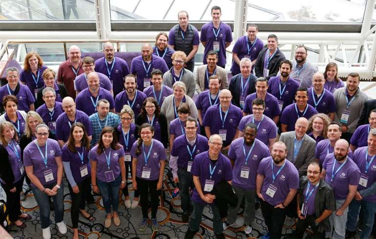 Group of training graduates