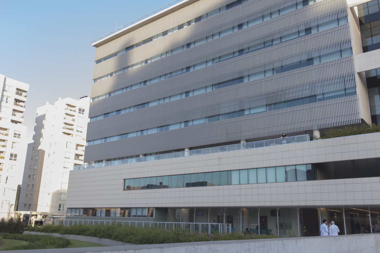 Exterior of a hospital building.