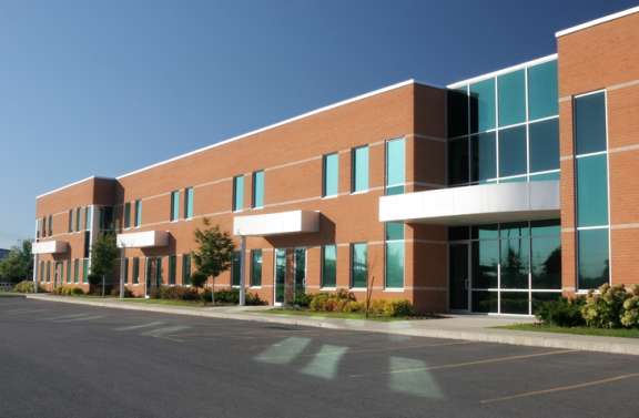 Exterior of brick medical office building