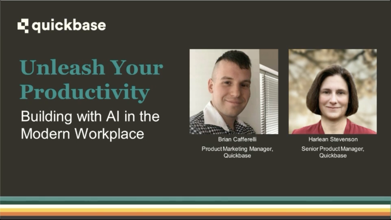Webinar: Unleash your productivity with Quickbase AI